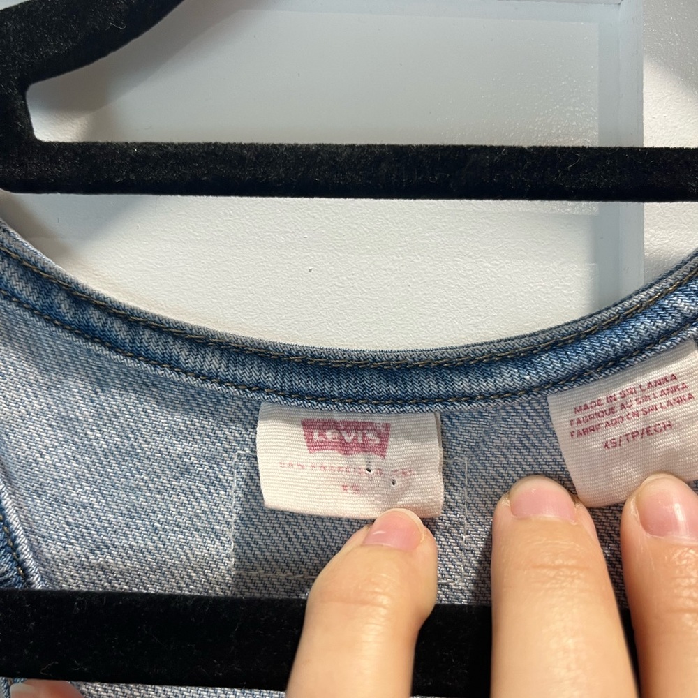 Levi denim Zip-Front Dress - Picture 5 of 10